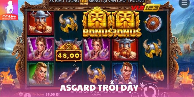 Asgard Trỗi Dậy – Trò Chơi Nổ Hũ Thần Thoại Đậm Chất Sử Thi asgard troi day