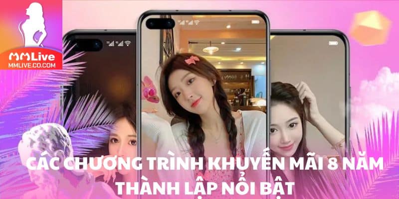 Các chương trình  khuyến mãi 8 năm thành lập