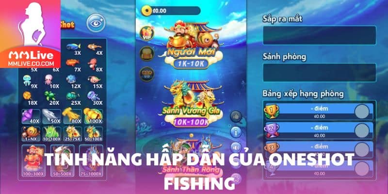 Ưu điểm trò chơi OneShot Fishing tại MMlive