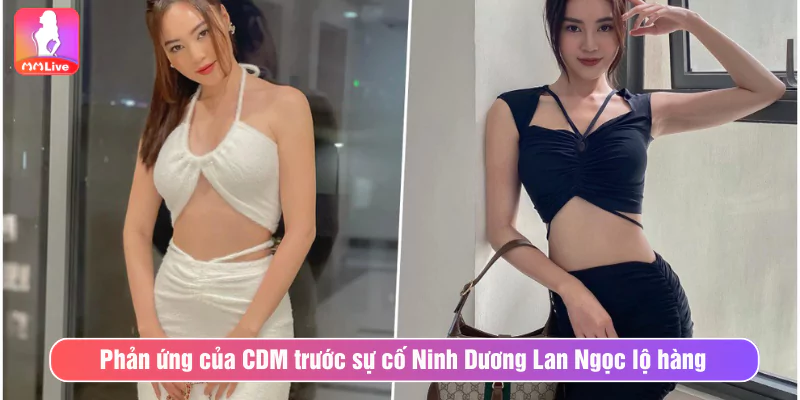 Ngọc Nữ Ninh Dương Lan Ngọc Lộ Hàng Vì Sự Cố Váy Áo Cộng đồng mạng phản ứng ra sao trước sự cố Ninh Dương Lan Ngọc lộ hàng?